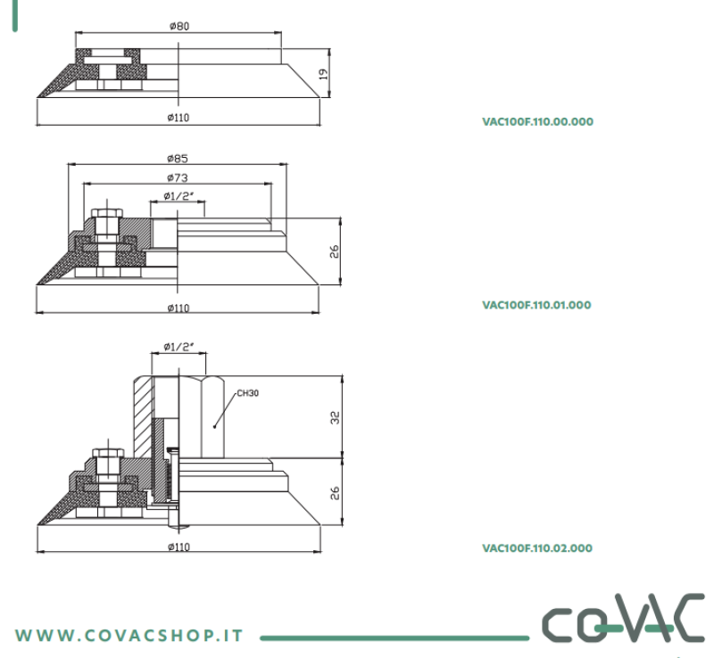 SERIE VAC100F ( diametro 110 )